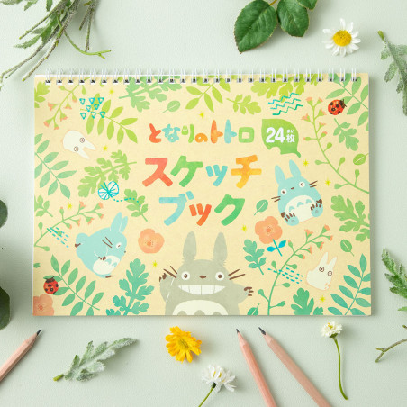 Carnet de croquis Feuilles colorées - Mon voisin Totoro