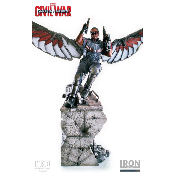 THE FALCON 1/4 STATUE - CACW - IRON STUDIOS