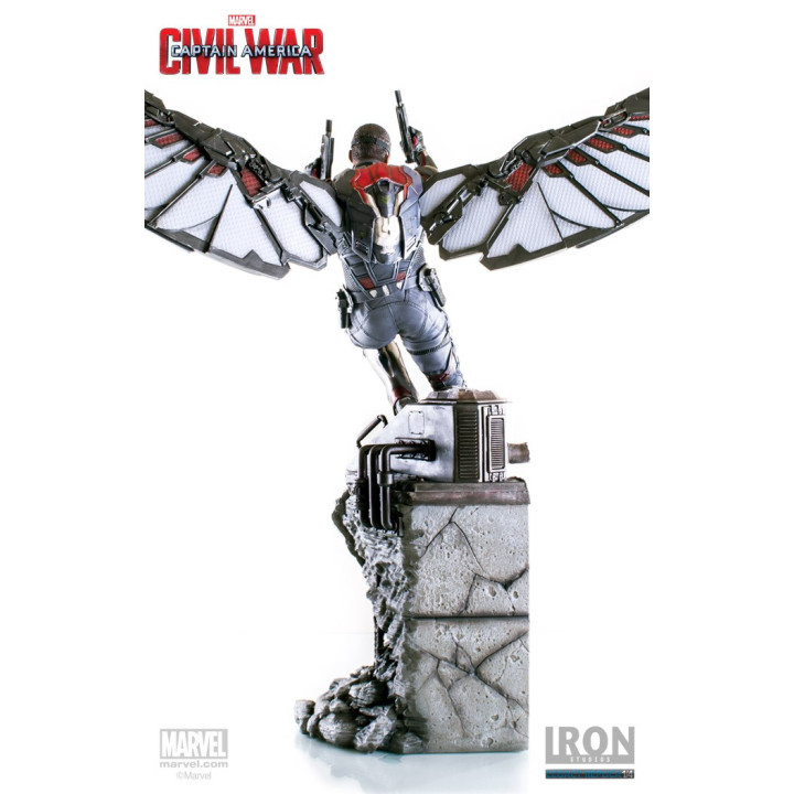THE FALCON 1/4 STATUE - CACW - IRON STUDIOS