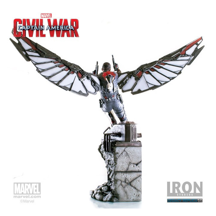 THE FALCON 1/4 STATUE - CACW - IRON STUDIOS