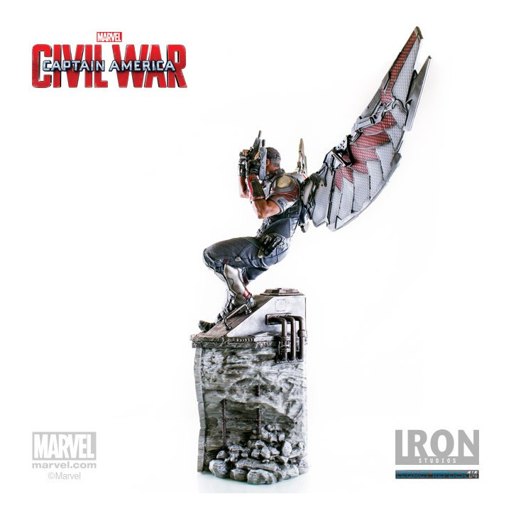THE FALCON 1/4 STATUE - CACW - IRON STUDIOS