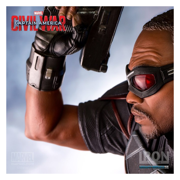 THE FALCON 1/4 STATUE - CACW - IRON STUDIOS