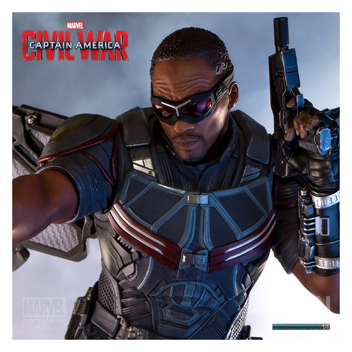 THE FALCON 1/4 STATUE - CACW - IRON STUDIOS