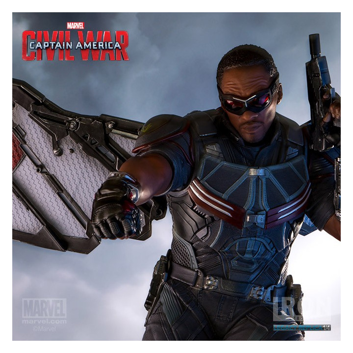 THE FALCON 1/4 STATUE - CACW - IRON STUDIOS