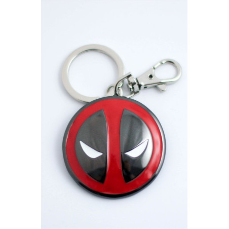 DEADPOOL LOGO METAL KEYCHAIN - MARVEL
