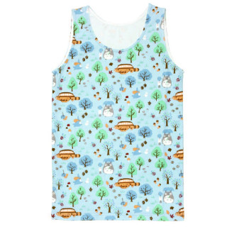 DÉBARDEUR À MOTIF TOTORO BLEU CLAIR (FEMME) - MON VOISIN TOTORO