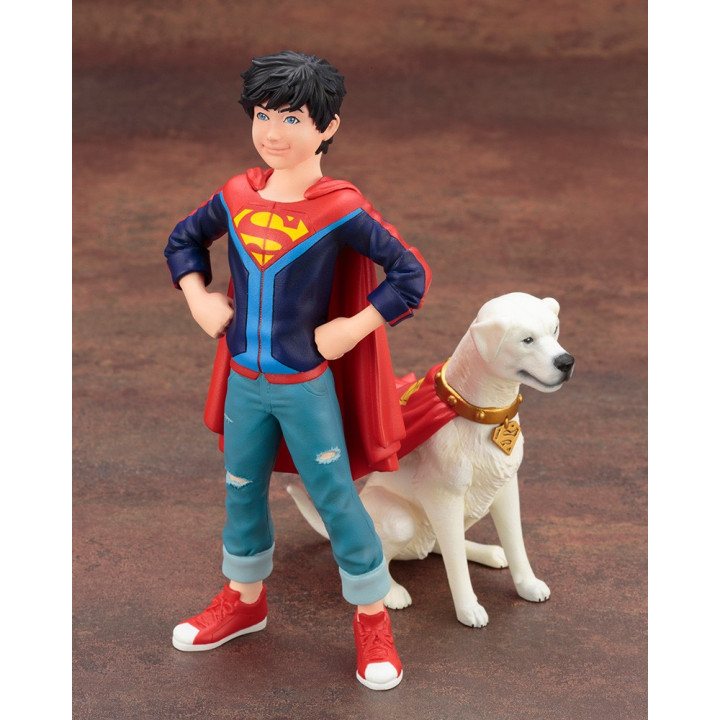 DC COMICS SUPER SONS JONATHAN KENT & KRYPTO 2 PACK ARTFX+ STATUE