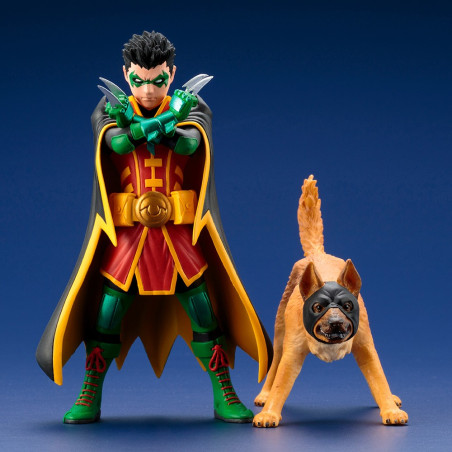 ROBIN & BAT-HOUND ARTFX STATUE