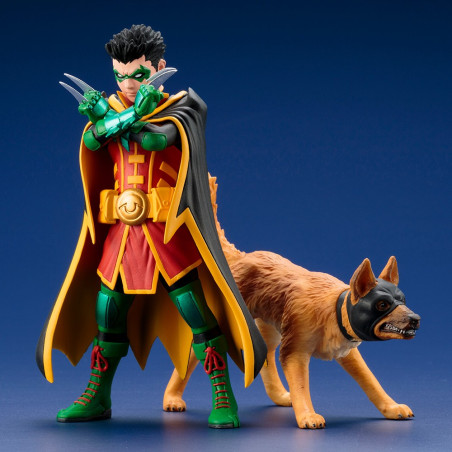 ROBIN & BAT-HOUND ARTFX STATUE