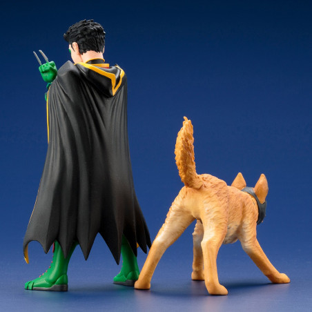 ROBIN & BAT-HOUND ARTFX STATUE