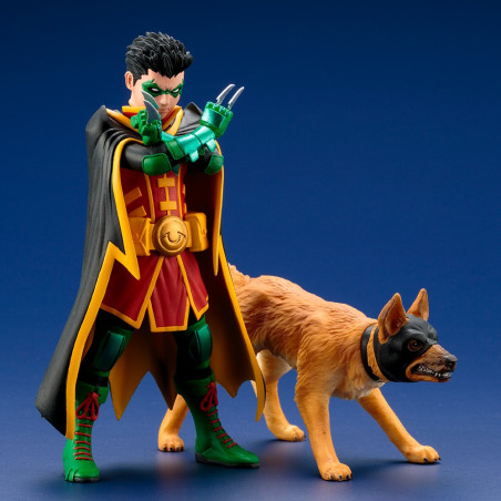 ROBIN & BAT-HOUND ARTFX STATUE