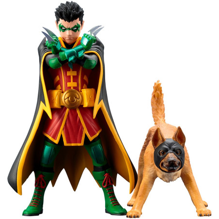 ROBIN & BAT-HOUND ARTFX STATUE