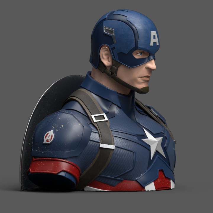 CAPTAIN AMERICA DELUXE BUST BANK - AVENGERS ENDGAME