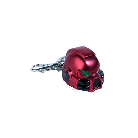 KEYCHAIN W40K - SPACE MARINE MKVII HELMET BLOOD ANGELS