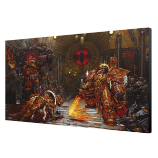 LAMINAGE 60x40 - EMPEROR vs HORUS - WARHAMMER 40K