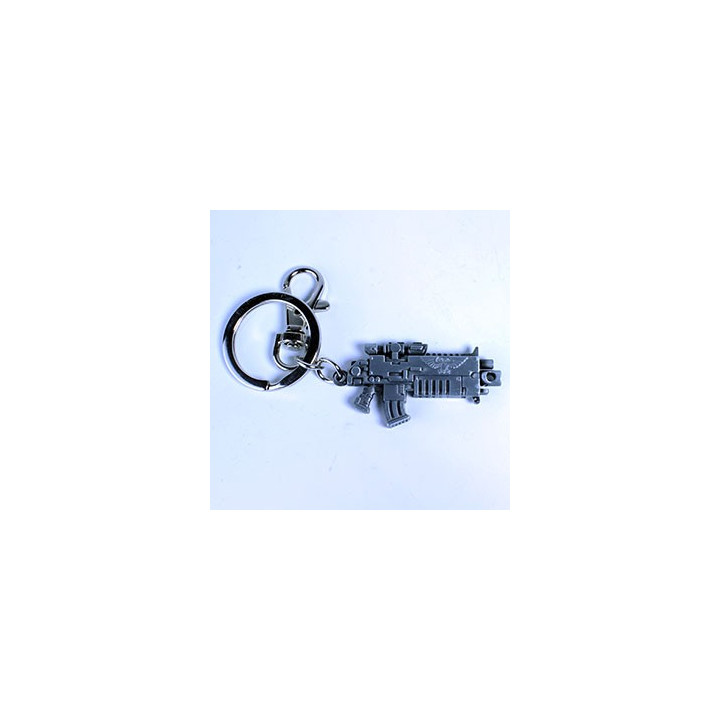 PORTE-CLES - KEYCHAIN W40K - BOLTER METALLIC FINISH