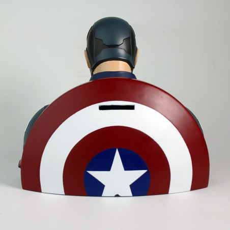 CAPTAIN AMERICA DELUXE BUST BANK - AVENGERS ENDGAME