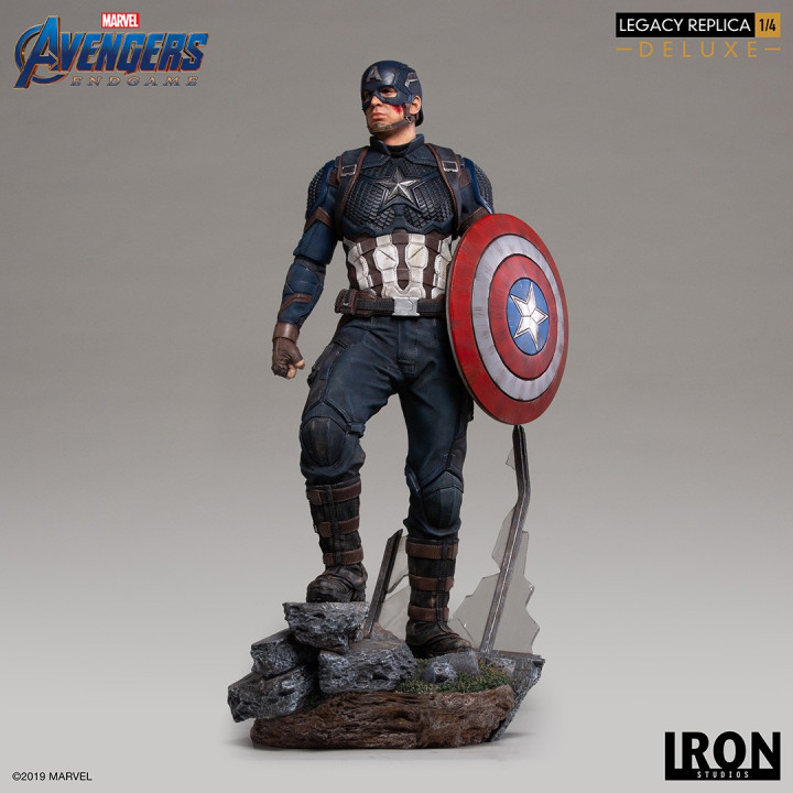 CAPTAIN AMERICA LEGACY REPLICA 1/4 DX STATUE - AVENGERS ENDGAME