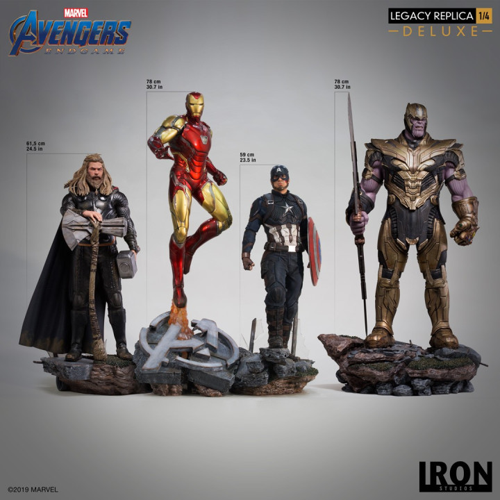 CAPTAIN AMERICA LEGACY REPLICA 1/4 DX STATUE - AVENGERS ENDGAME
