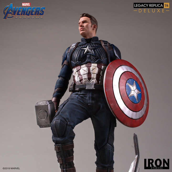 CAPTAIN AMERICA LEGACY REPLICA 1/4 DX STATUE - AVENGERS ENDGAME