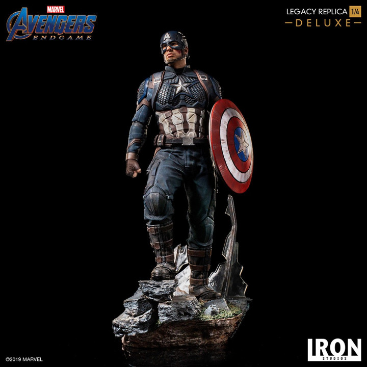 CAPTAIN AMERICA LEGACY REPLICA 1/4 DX STATUE - AVENGERS ENDGAME