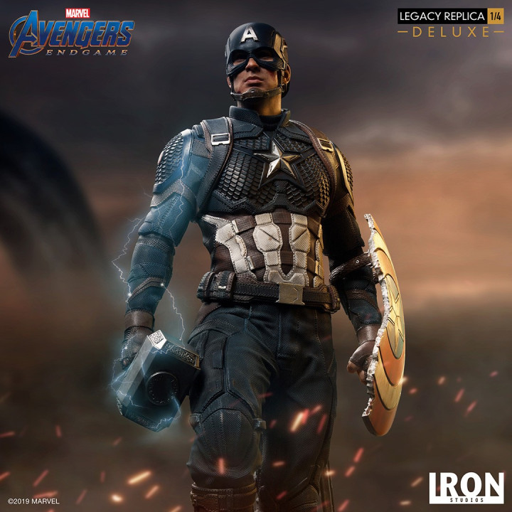 CAPTAIN AMERICA LEGACY REPLICA 1/4 DX STATUE - AVENGERS ENDGAME
