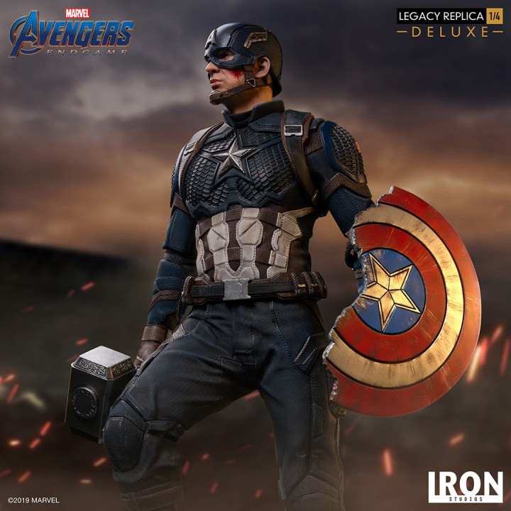 CAPTAIN AMERICA LEGACY REPLICA 1/4 DX STATUE - AVENGERS ENDGAME