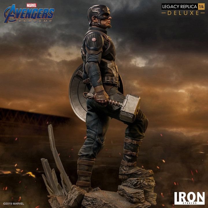 CAPTAIN AMERICA LEGACY REPLICA 1/4 DX STATUE - AVENGERS ENDGAME