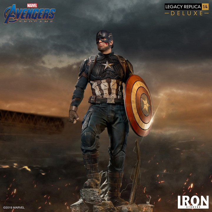 CAPTAIN AMERICA LEGACY REPLICA 1/4 DX STATUE - AVENGERS ENDGAME