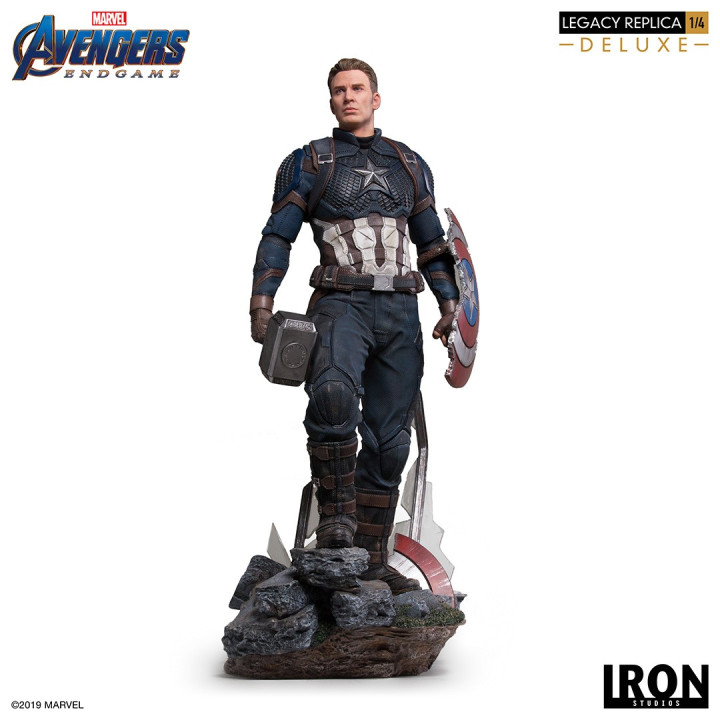 CAPTAIN AMERICA LEGACY REPLICA 1/4 DX STATUE - AVENGERS ENDGAME