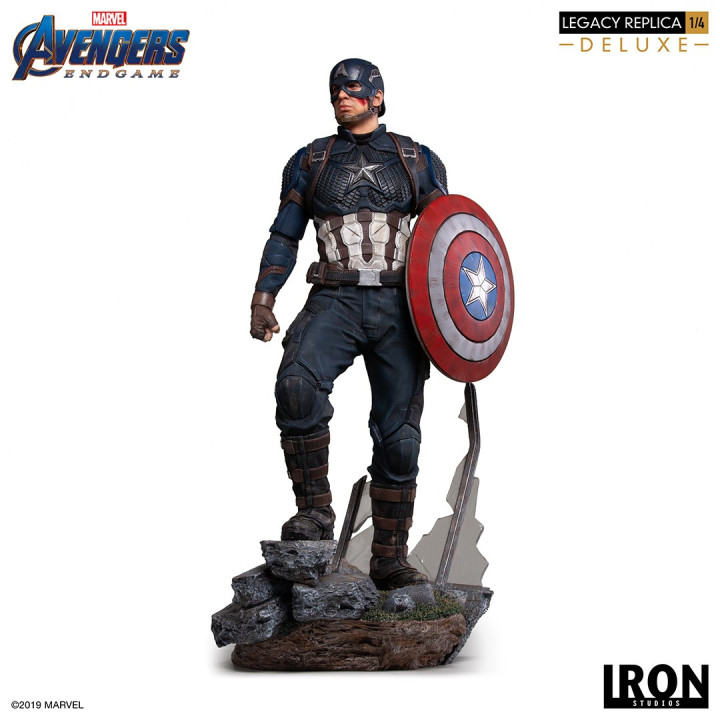 CAPTAIN AMERICA LEGACY REPLICA 1/4 DX STATUE - AVENGERS ENDGAME