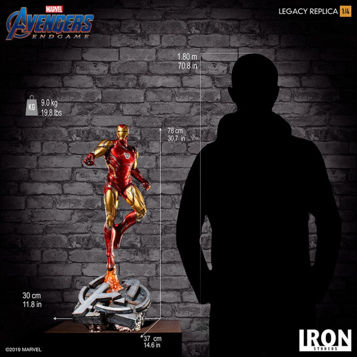 IRON MAN LXXXV 1/4 LEGACY REGULAR STATUE - AVENGERS ENDGAME