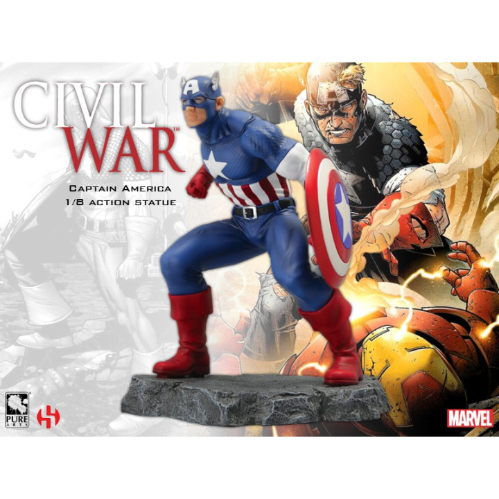 MARVEL STATUE CAPTAIN AMERICA: CIVIL WAR 