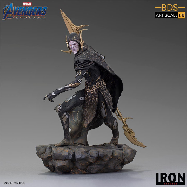 Corvus Glaive - Black Order Bds Statue Art Scale 1/10 - Avengers Endg-606529806774
