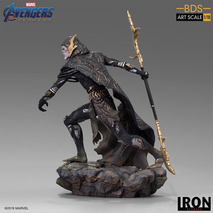 Corvus Glaive - Black Order Bds Statue Art Scale 1/10 - Avengers Endg-606529806774