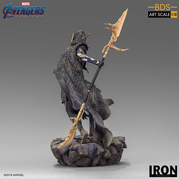 Corvus Glaive - Black Order Bds Statue Art Scale 1/10 - Avengers Endg-606529806774