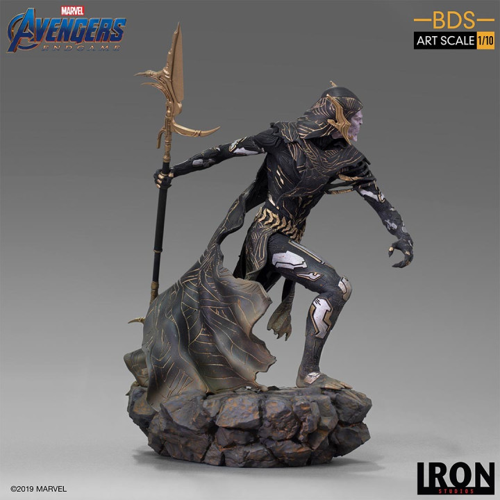 Corvus Glaive - Black Order Bds Statue Art Scale 1/10 - Avengers Endg-606529806774