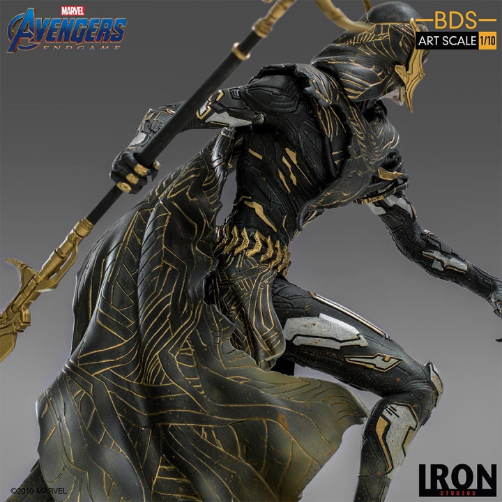 Corvus Glaive - Black Order Bds Statue Art Scale 1/10 - Avengers Endg-606529806774