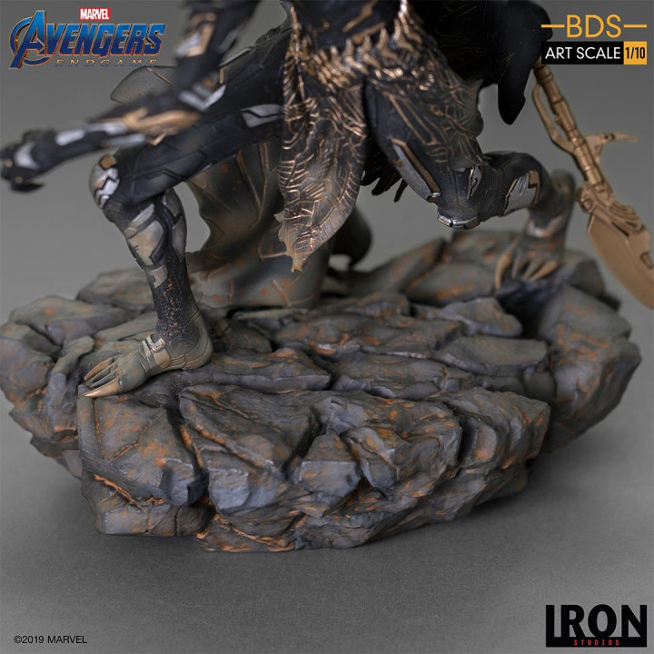 Corvus Glaive - Black Order Bds Statue Art Scale 1/10 - Avengers Endg-606529806774
