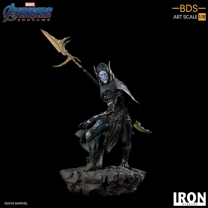Corvus Glaive - Black Order Bds Statue Art Scale 1/10 - Avengers Endg-606529806774