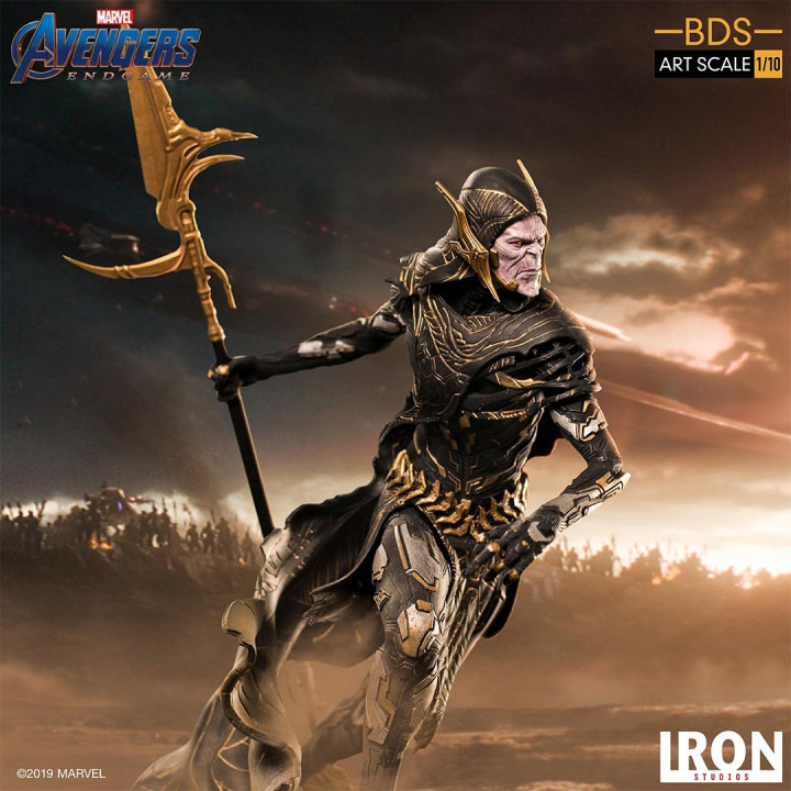 Corvus Glaive - Black Order Bds Statue Art Scale 1/10 - Avengers Endg-606529806774