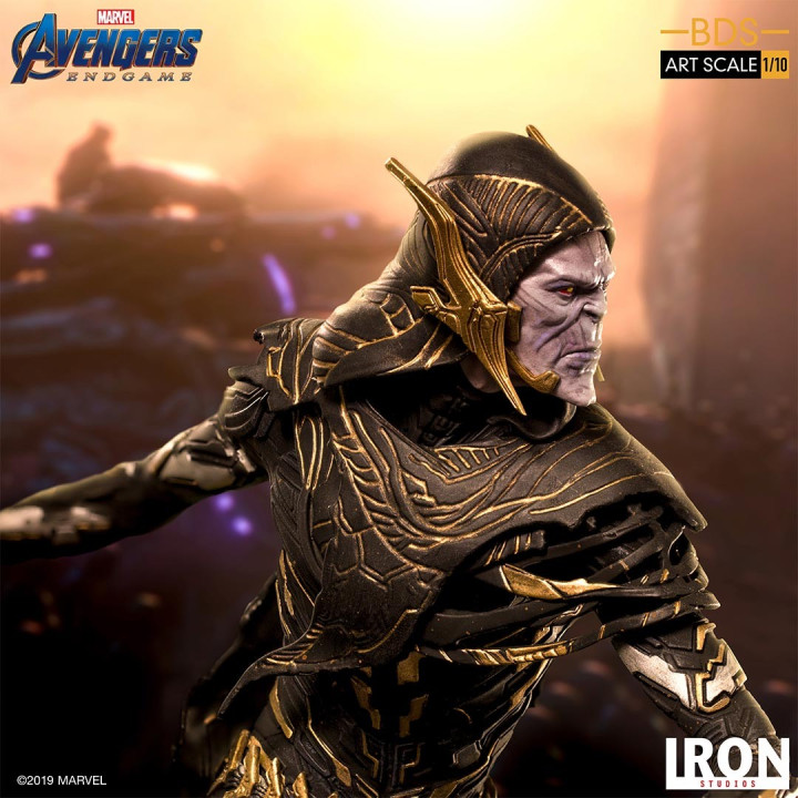 Corvus Glaive - Black Order Bds Statue Art Scale 1/10 - Avengers Endg-606529806774