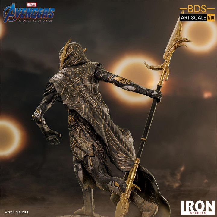 Corvus Glaive - Black Order Bds Statue Art Scale 1/10 - Avengers Endg-606529806774