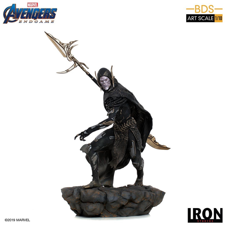 Corvus Glaive - Black Order Bds Statue Art Scale 1/10 - Avengers Endg-606529806774