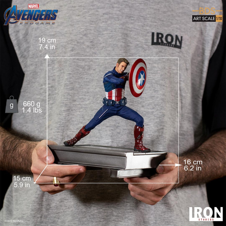 CAPTAIN AMERICA 2023 BDS ART SCALE 1/10 - AVENGERS ENDGAME