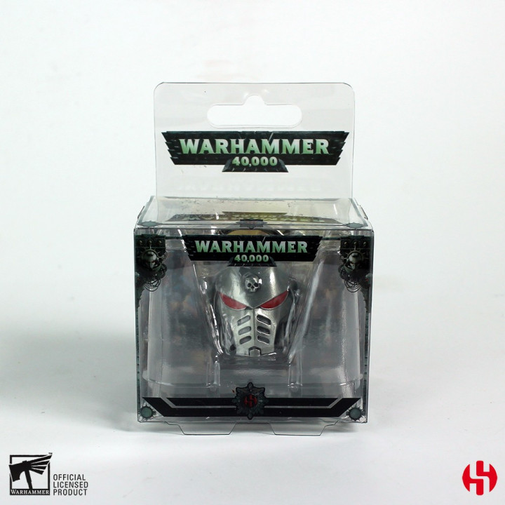 PORTE-CLÉS - KEYCHAIN W40K - SPACE MARINE PRIMARIS HELMET METAL