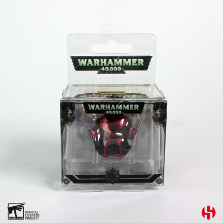 KEYCHAIN W40K - SPACE MARINE MKVII HELMET BLOOD ANGELS