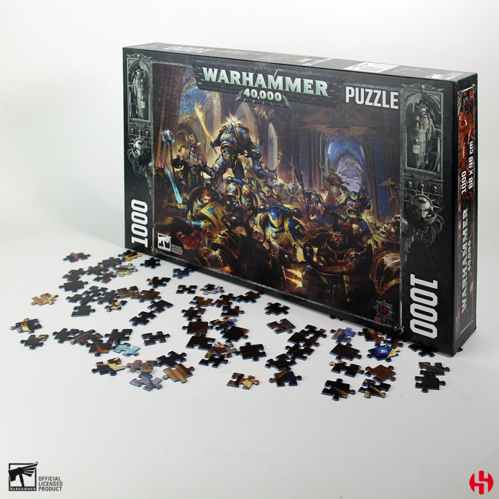GULLIMAN vs BLACK LEGION - W40K PUZZLE