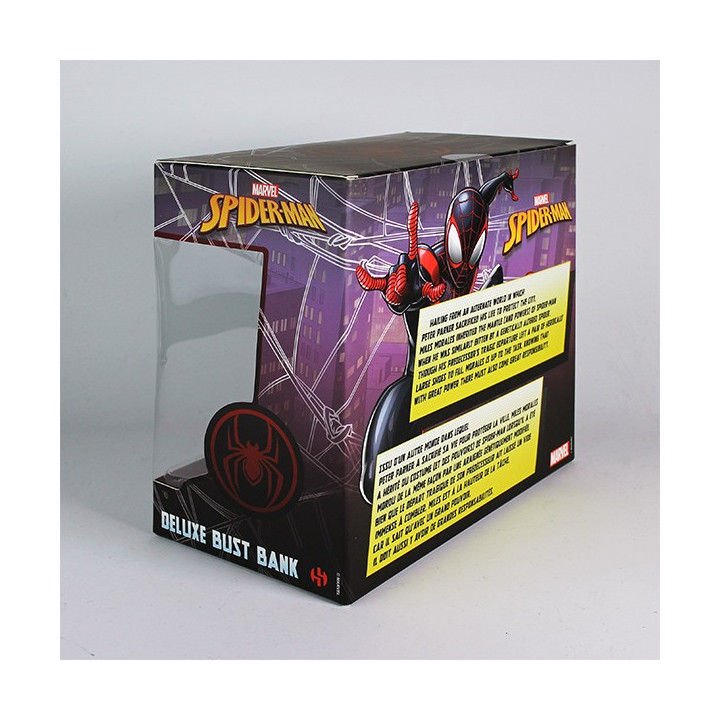 BUSTE TIRELIRE SPIDER-MAN (MILES MORALES) DELUXE