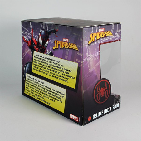 BUSTE TIRELIRE SPIDER-MAN (MILES MORALES) DELUXE